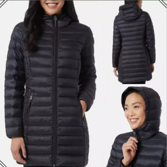 Aventure Women's Lightweight 90% Down Puffer Jacket Parka Hood 650 Fill Power S - Picture 1 of 10